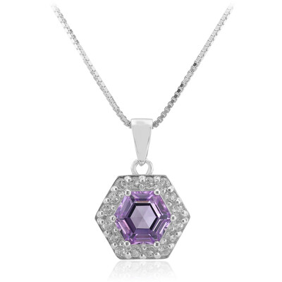 Collier en argent et Améthyste