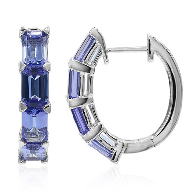 Boucles d'oreilles en or et Tanzanite AAA (CIRARI)