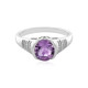 Bague en argent et Quartz azur