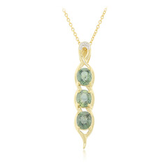 Collier en or et Saphir non chauffé (AMAYANI)