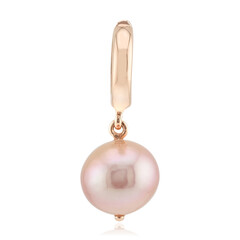 Pendentif en argent et Perle Ming de couleur pourpre (TPC)