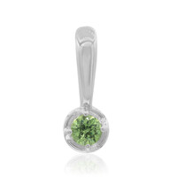 Pendentif en argent et Grenat Démantoïde de Madagascar (John Ferry)