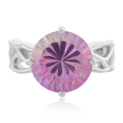 Bague en argent et Topaze jubilaire
