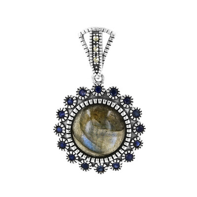 Pendentif en argent et Labradorite