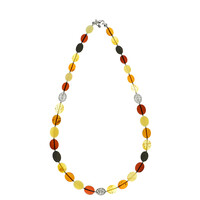 Collier en argent et Ambre baltique