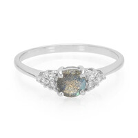 Bague en argent et Spectrolite