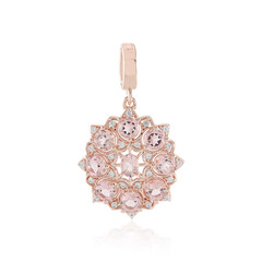 Pendentif en argent et Tourmaline rose