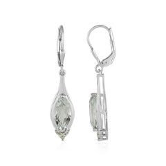 Boucles d'oreilles en argent et Améthyste verte (KM by Juwelo)