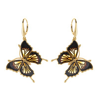 Boucles d'oreilles en argent et Ambre baltique