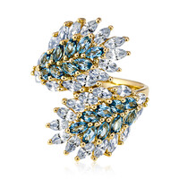 Bague en or et Aigue-Marine Santa Maria (de Melo)