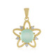 Pendentif en argent et Calcédoine d'eau