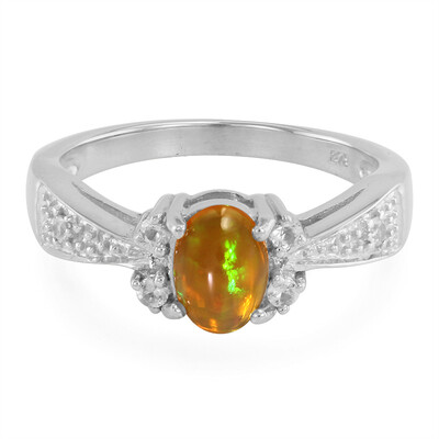 Bague en or et Opale de Kalimaya