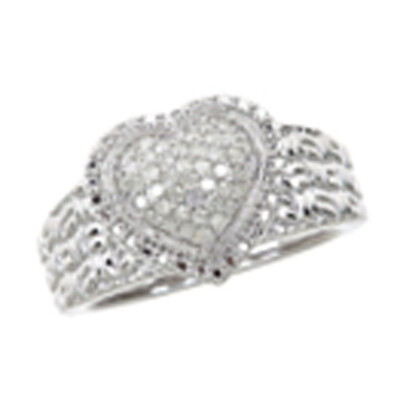 Bague en argent et Diamant