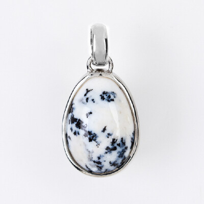 Pendentif en argent et Agate dendritique