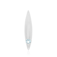 Pendentif en argent et Topaze bleu ciel