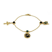 Bracelet en argent et Onyx noir