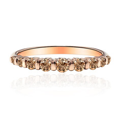 Bague en or et Diamant rose de France SI1 d'Argyle 