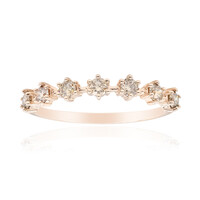 Bague en or et Diamant rose de France SI1 d'Argyle 