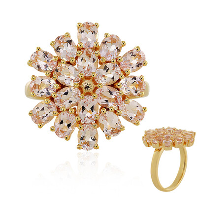 Bague en argent et Morganite
