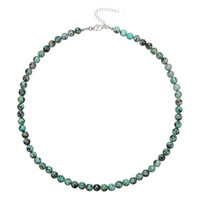 Collier en argent et Chrysocolle