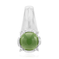 Pendentif en argent et Chrysoprase impériale
