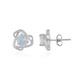 Boucles d'oreilles en argent et Opale Welo