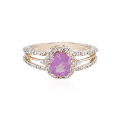 Bague en or et Saphir Luc Yen non chauffé (AMAYANI)