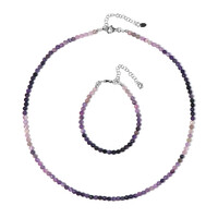 Parure en argent et Fluorite