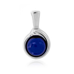 Pendentif en argent et Ambre bleue de Colombie