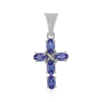 Pendentif en argent et Tanzanite