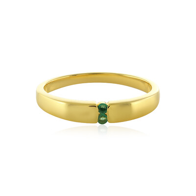 Bague en argent et Emeraude de Colombie