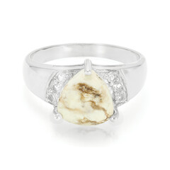 Bague pour homme en argent et Magnésite