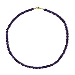 Collier en argent et Améthyste de Zambie (Riya)