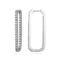 Boucles d'oreilles en argent et Zircon