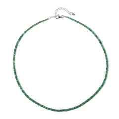 Collier en argent et Emeraude de Socoto