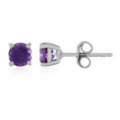 Boucles d'oreilles en argent et Améthyste de Sibérie