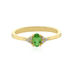 Bague en argent et Grenat Tsavorite