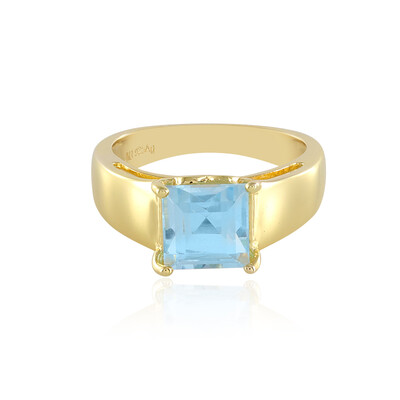 Bague en argent et Topaze bleu ciel