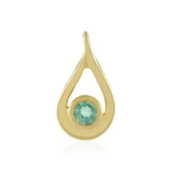 Pendentif en argent et Emeraude d'Ethiopie