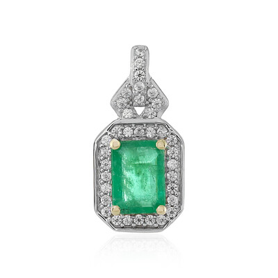 Pendentif en or et Emeraude du Brésil (Adela Gold)