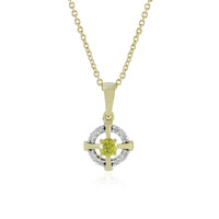 Collier en or et Diamant jaune I4