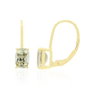 Boucles d'oreilles en or et Diaspore à couleur changeante (Tenner Diniz)