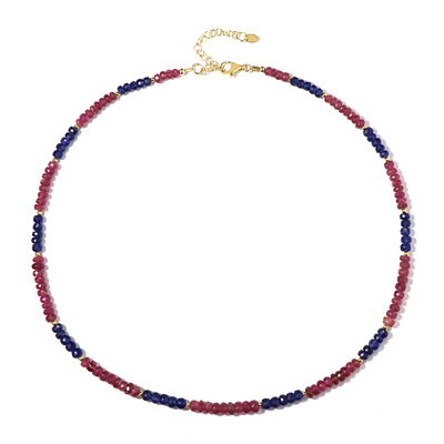Collier en argent et Hématite dorée (Riya)