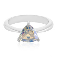 Bague en argent et Topaze arc-en-ciel