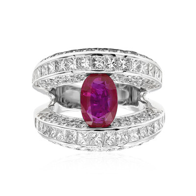 Bague en or et Rubis de Birmanie (Estée Collection)