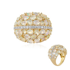 Bague en argent et Opale Welo