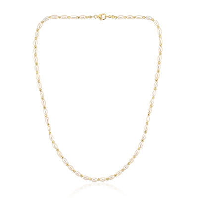 Collier en argent et Perle blanche de culture d'eau douce
