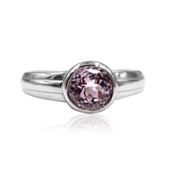 Bague en argent et Kunzite du Brésil