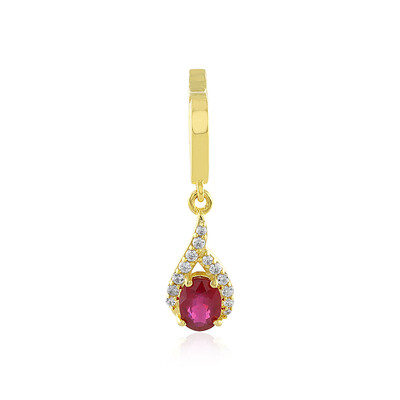 Pendentif en argent et Rubis de Bemainty
