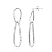 Boucles d'oreilles en argent et Zircon